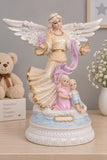 ANGEL DE LA GUARDA FIGURA CLASICA EN RESINA DE 15 PULGADAS