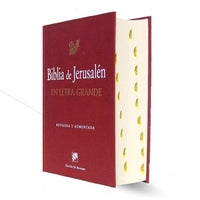 BIBLIA DE JERUSALEN EN LETRA GRANDE. [MANUAL PASTA DURA].
